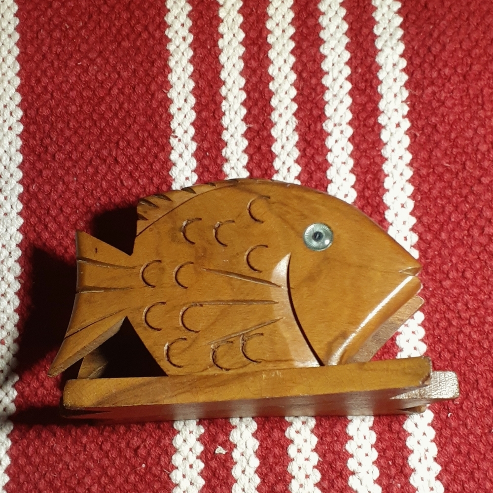 Vintage Fish Napkin Holder